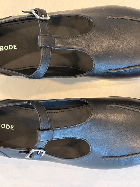 Bode Men\'s School Shoes Black Leather Size 42 - New w Box main image 5